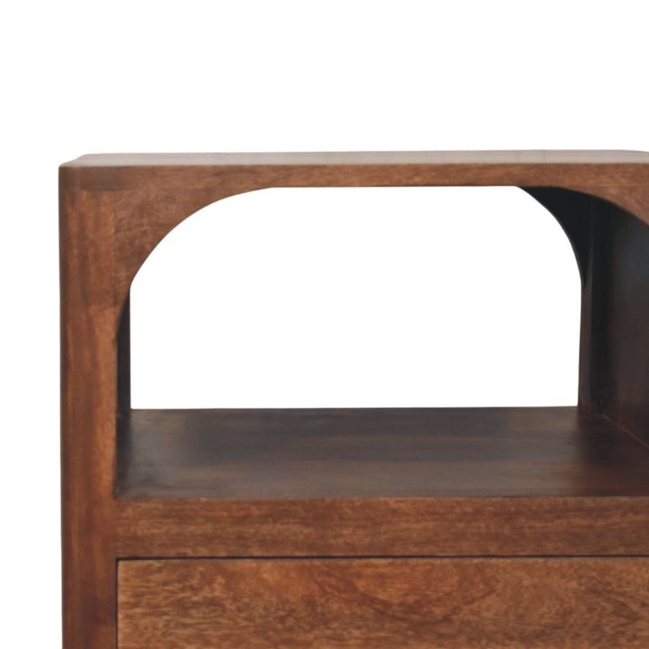 Arc-Line Bedside Table